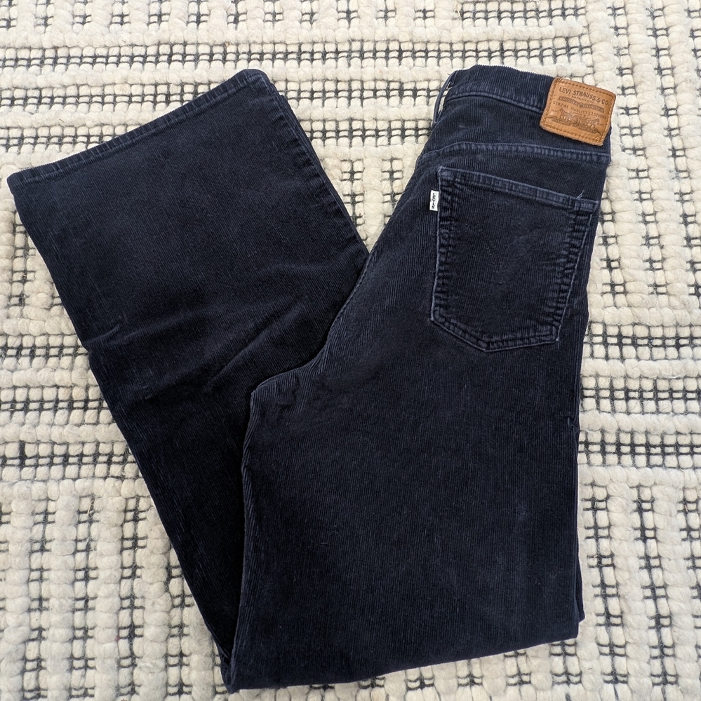 Levi's Courderoy Ribcage Wide Leg Women's - Picture 4 of 5
